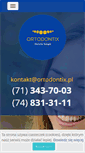 Mobile Screenshot of ortodontix.pl